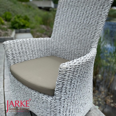 Outdoor Stuhl Fernando Off White Hyazinth