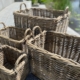 Rechteckiger Rattan Korb in 5 Größen