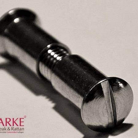 Edelstahl-Schraubenset A, Schlitz, V2A, Länge 3,3 cm