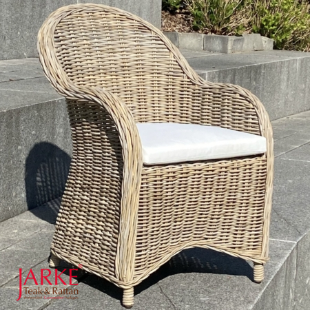 Komfortabler Rattan Sessel inkl. Kissen
