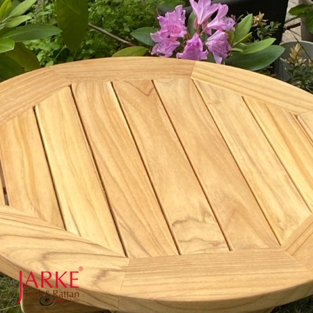 Teak Beistelltisch rund 50 cm