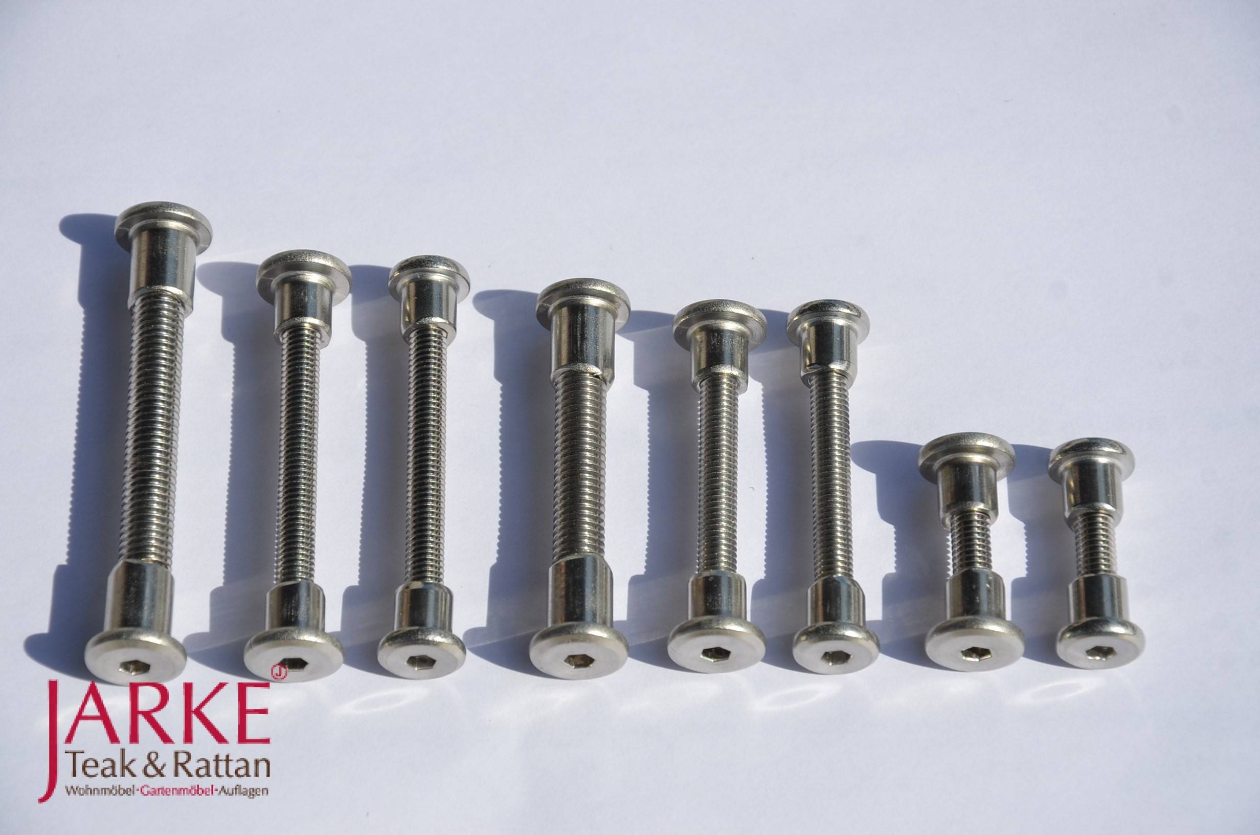 Schrauben und Ersatzteile für Gartenmöbel Edelstahl
