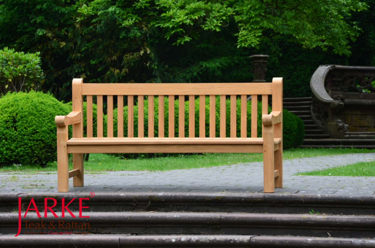 Englische Parkbank/ Teakbank "Sussex", extra massiv