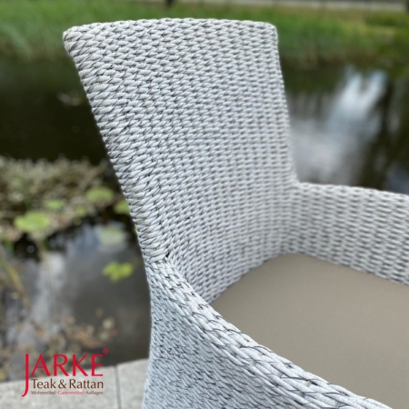 Outdoor Stuhl Fernando Off White Hyazinth