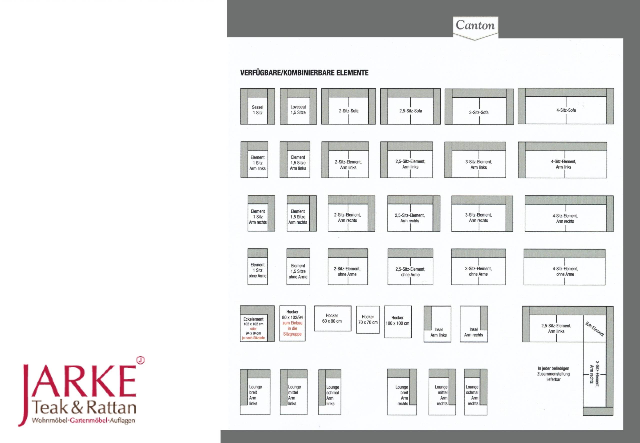 Sofa-Serie "Canton", div. Farben – Bild 9