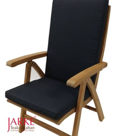 Hochlehner Auflage mit Keder Anthrazit/ Characol