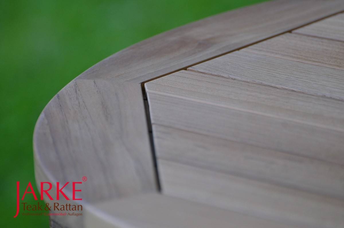 Runder Teak Klapptisch div. Größen