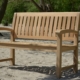 Teak Bank ergonomisch in 3 Größen