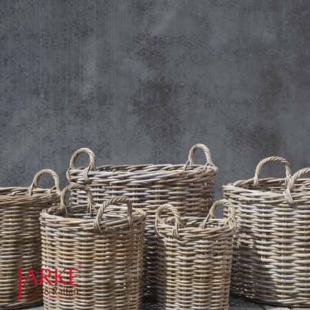 runder Rattankorb in 5 Größen