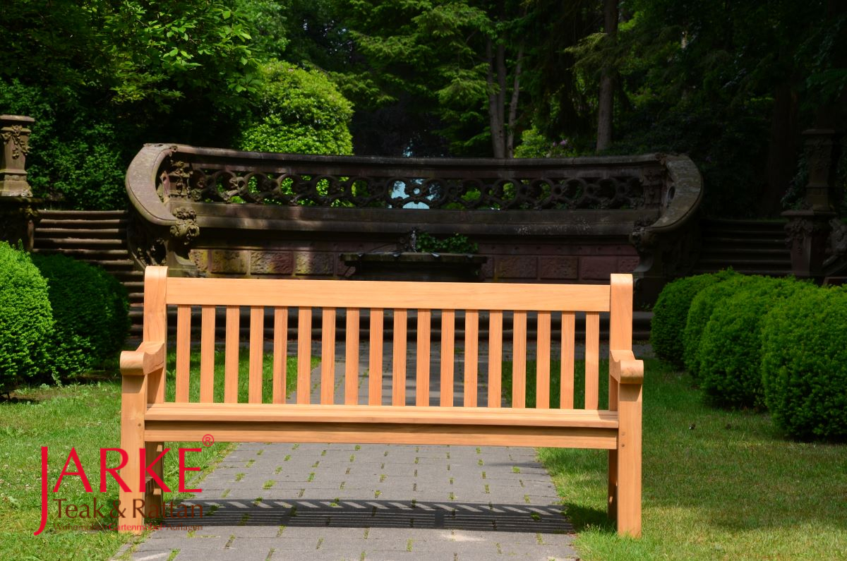 Englische Parkbank/ Teakbank "Sussex", extra massiv