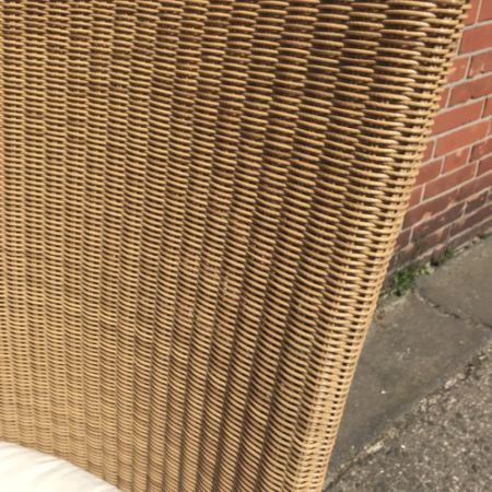 Outdoor Stuhl "Avery" Farbton Natural Honey, mit Teakbeinen