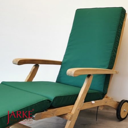 Deckchair Auflage mit Keder Grün/ Bottle Green