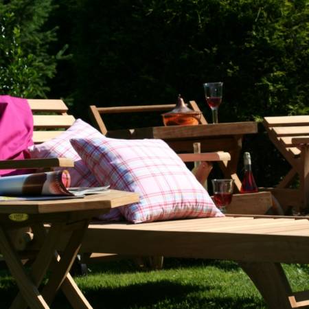 Teak Liege extra breit