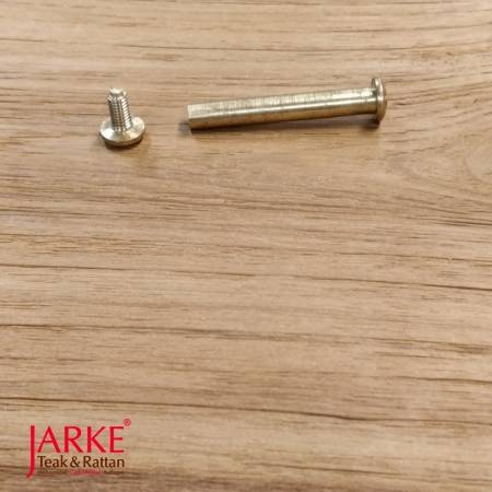 Schlitzschraube Messing