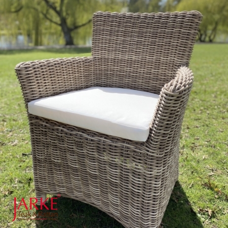 Oudoor Geflecht White Kubu