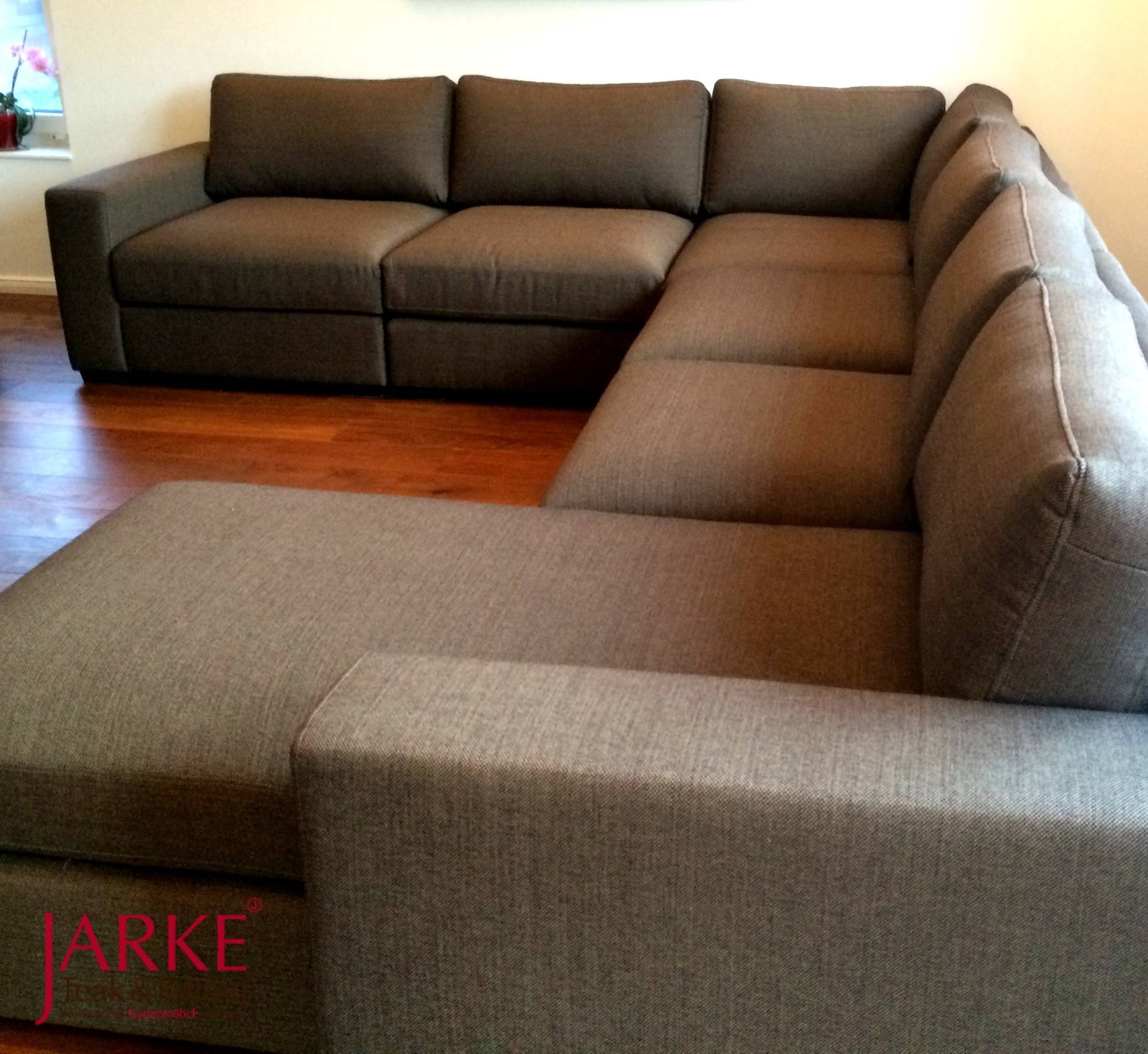 Sofa Eckgarnitur braun