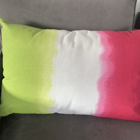 Lendenkissen 60 x 40 cm im Batikdesign