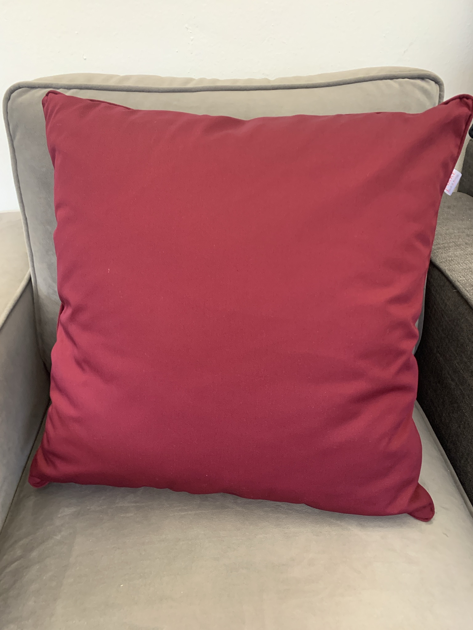 Zierkissen 50 x 50 cm, Farbe "Cherry"