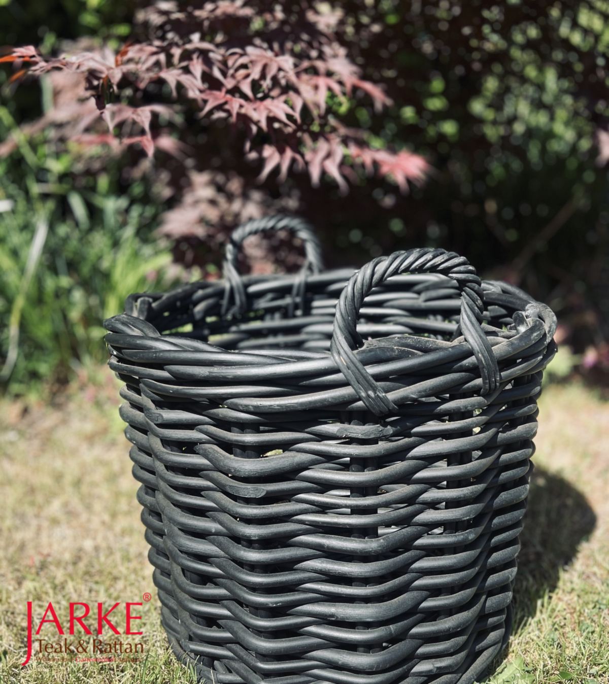 Kubu Korb, matt schwarz, 2 Größen