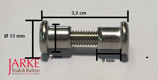Schrauben und Ersatzteile für Gartenmöbel