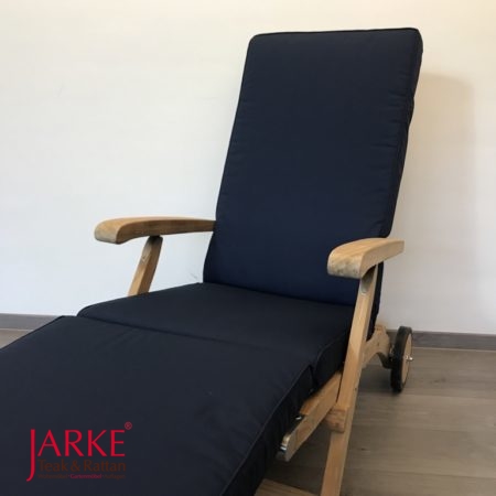 Deckchair Auflage mit Keder Blau/ Sailor Blue