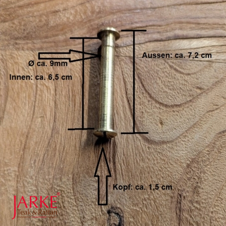 Schlitzschraube für Teakmöbel