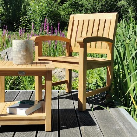 ergonomischer Teak Sessel