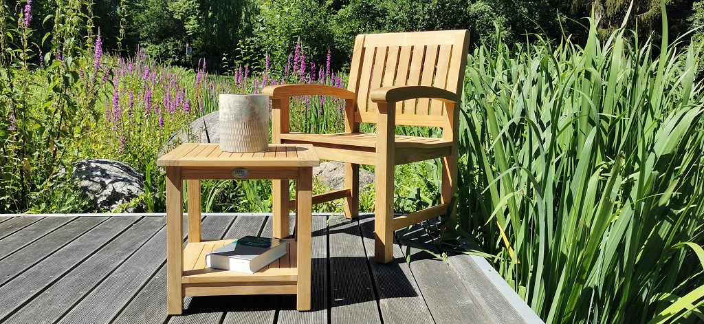 ergonomischer Teak Sessel