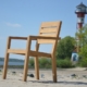 Teak Stapelstuhl Zoe